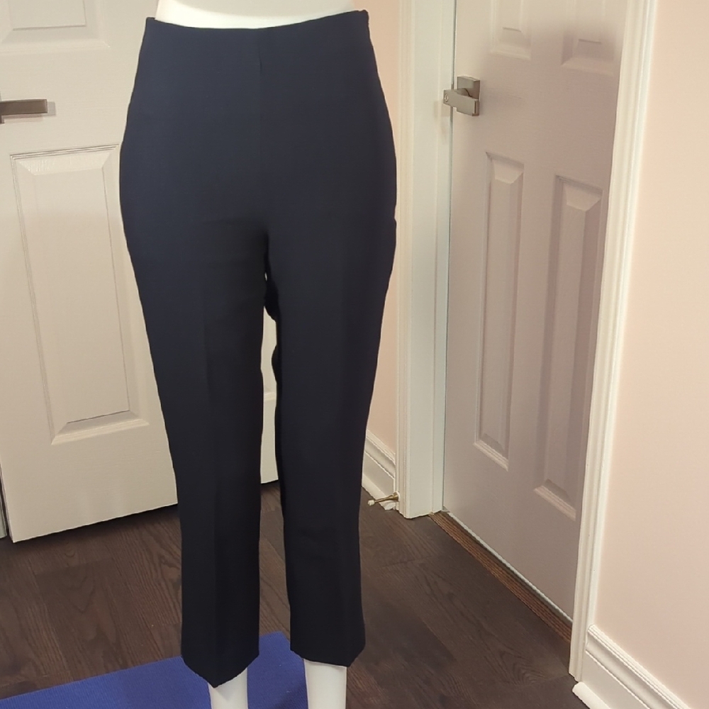 Mango Women's Midnight Blue Ankle Pants